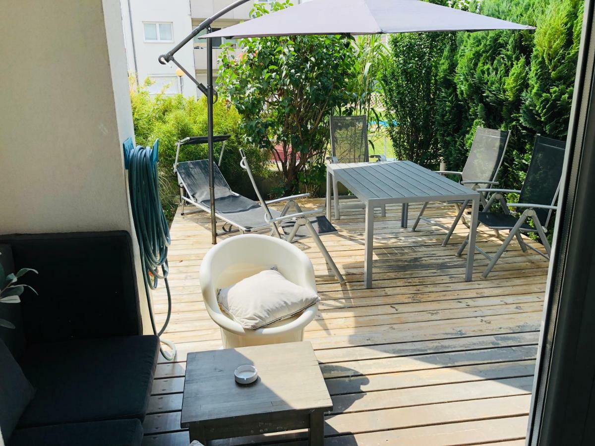 25h GARDEN Apartment LUXURY PLUS private Beach Neusiedl am See Exterior foto
